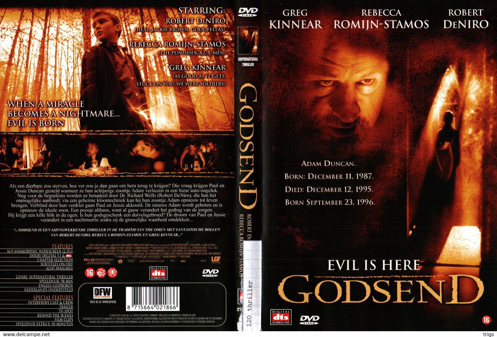 DVD - Godsend - Horreur