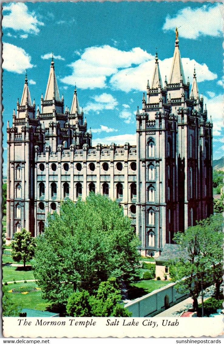 Uyah Salt Lake City Temple Square The Mormon Temple 1972 - Salt Lake City