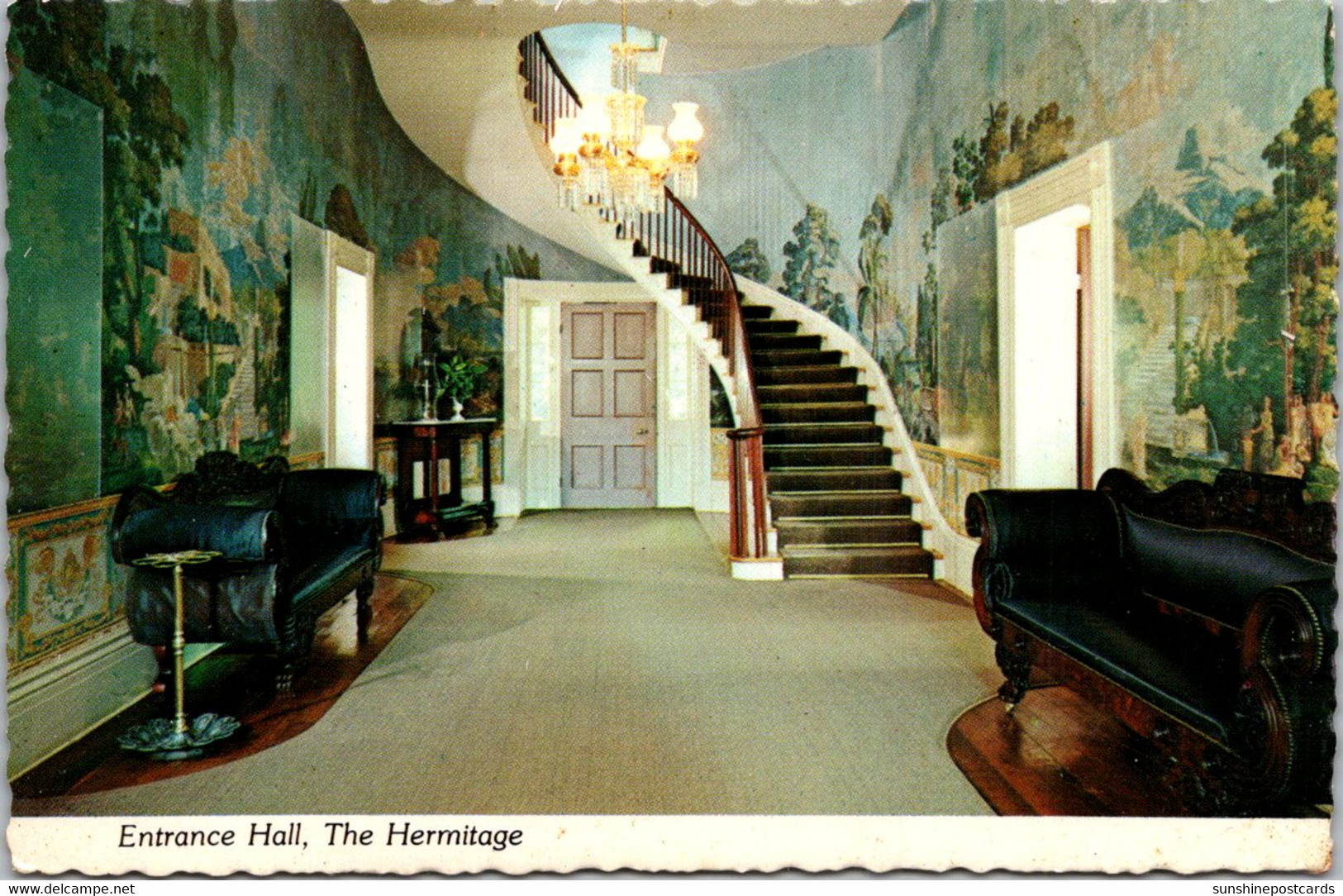 Tennessee The Hermitage Near Nashville The Entrance Hall - Nashville