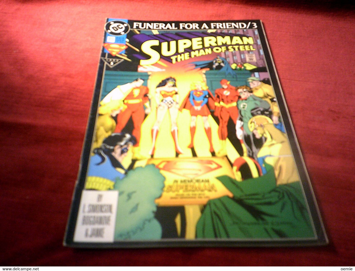 SUPERMAM   THE MAN OF STEEL  N° 20 FEB 93  FUNERAL  FOR A FRIEND  / 3 - DC