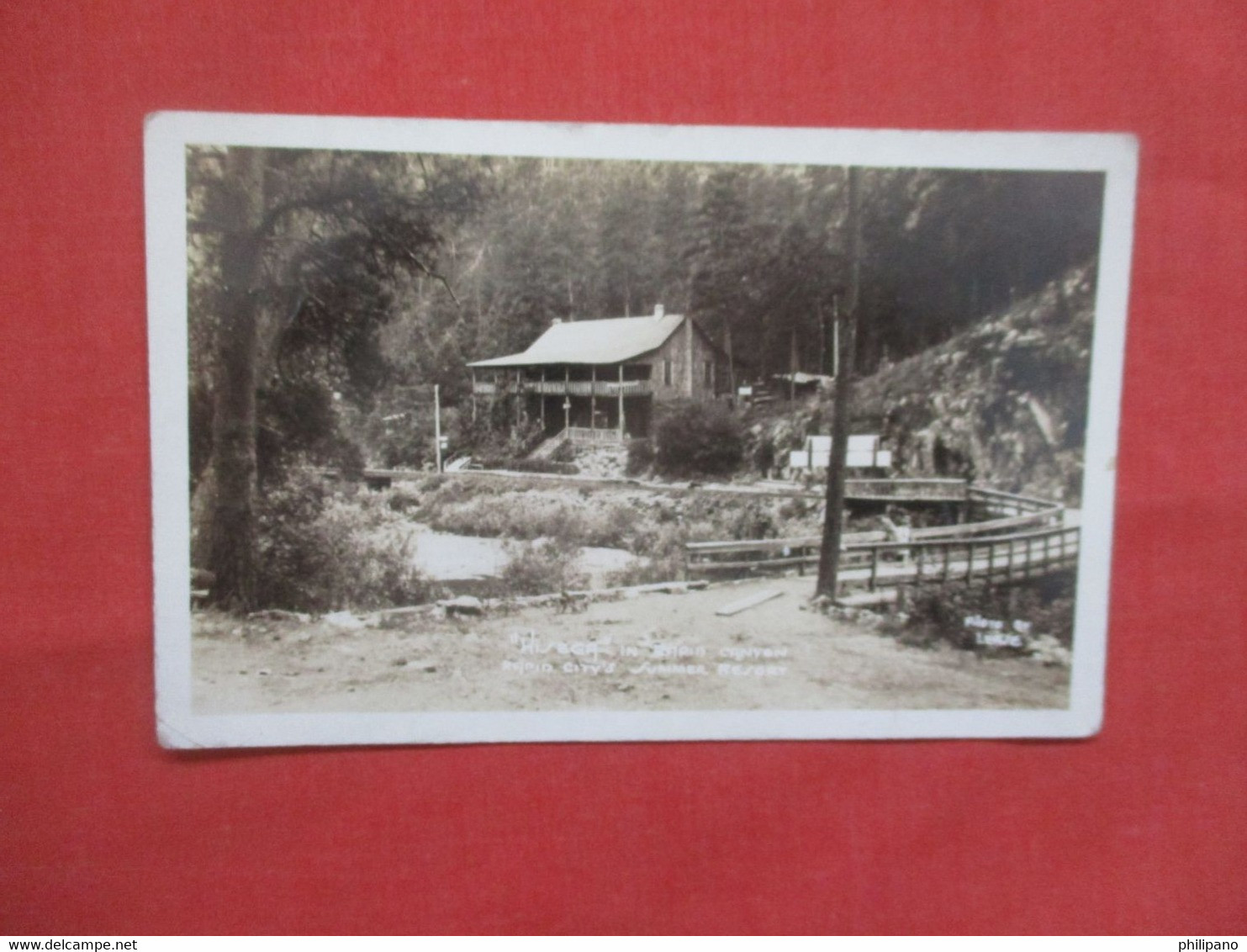 RPPC.    Hisega  In Canyon. Rapid City South Dakota > Rapid City        Ref 5832 - Rapid City