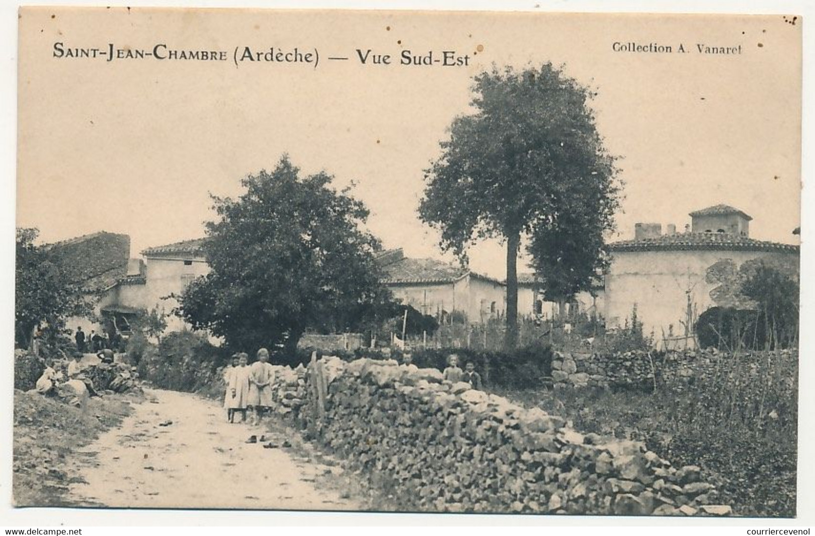 CPA - SAINT-JEAN-CHAMBRE (Ardèche) - Vue Sud Est - Autres & Non Classés