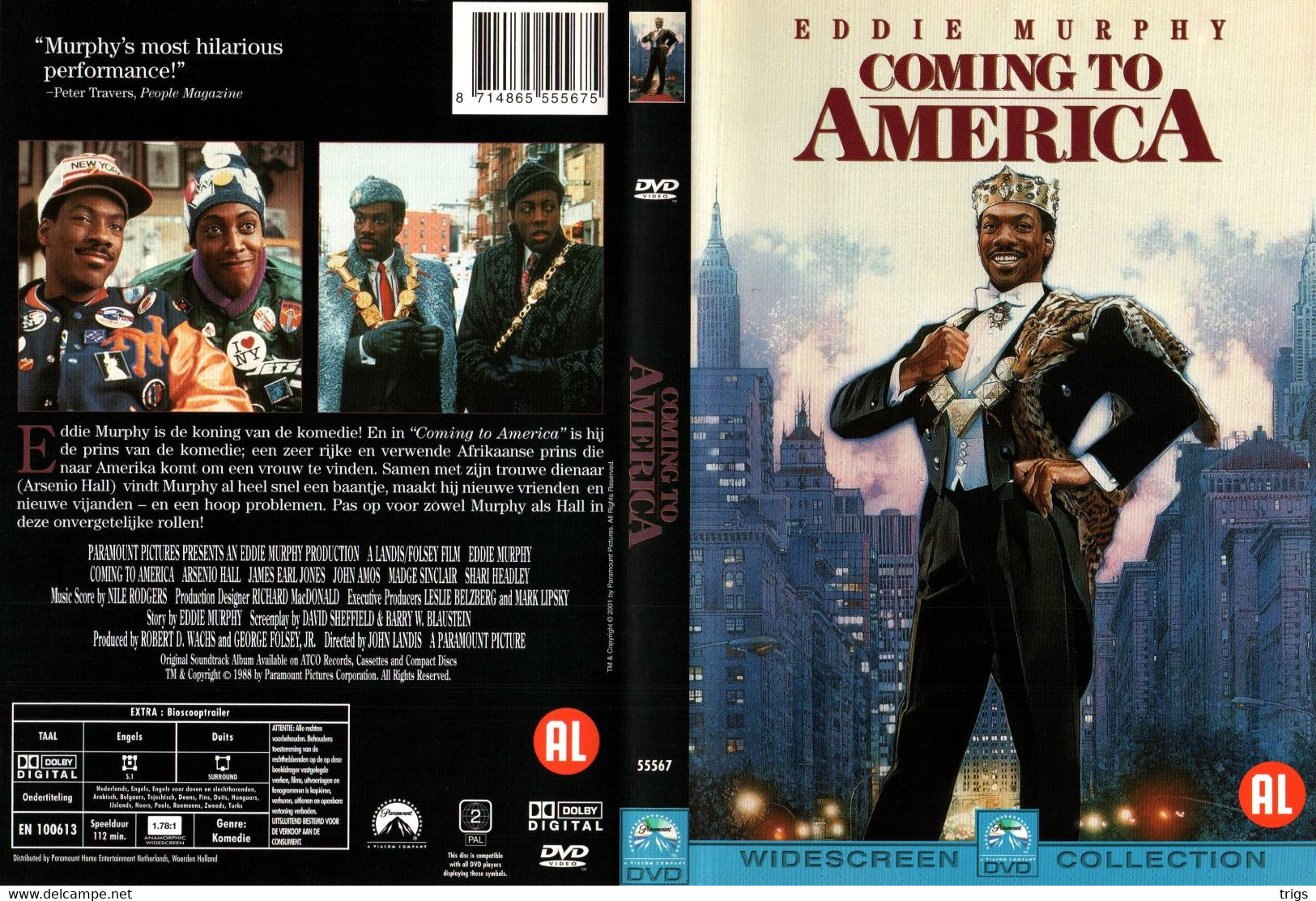 DVD - Coming To America - Komedie