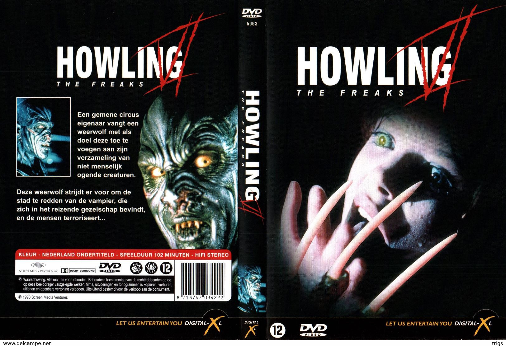 DVD - Howling VI: The Freaks - Horror