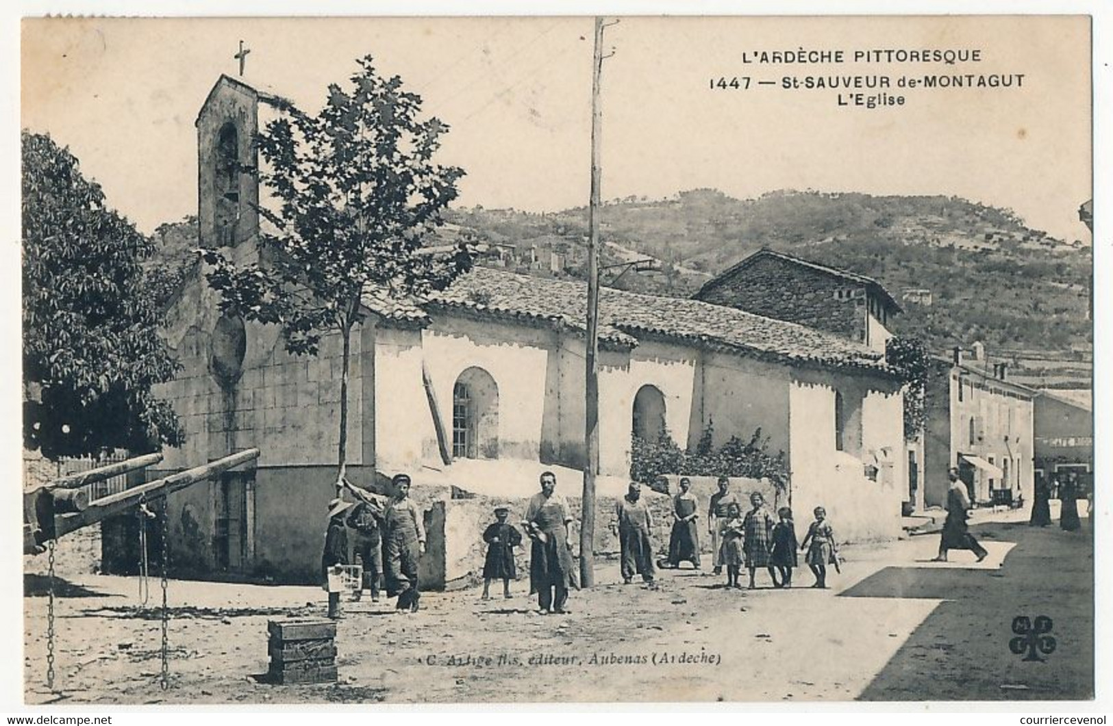 CPA - ST-SAUVEUR-DE-MONTAGUT (Ardèche) - L'Eglise - Autres & Non Classés