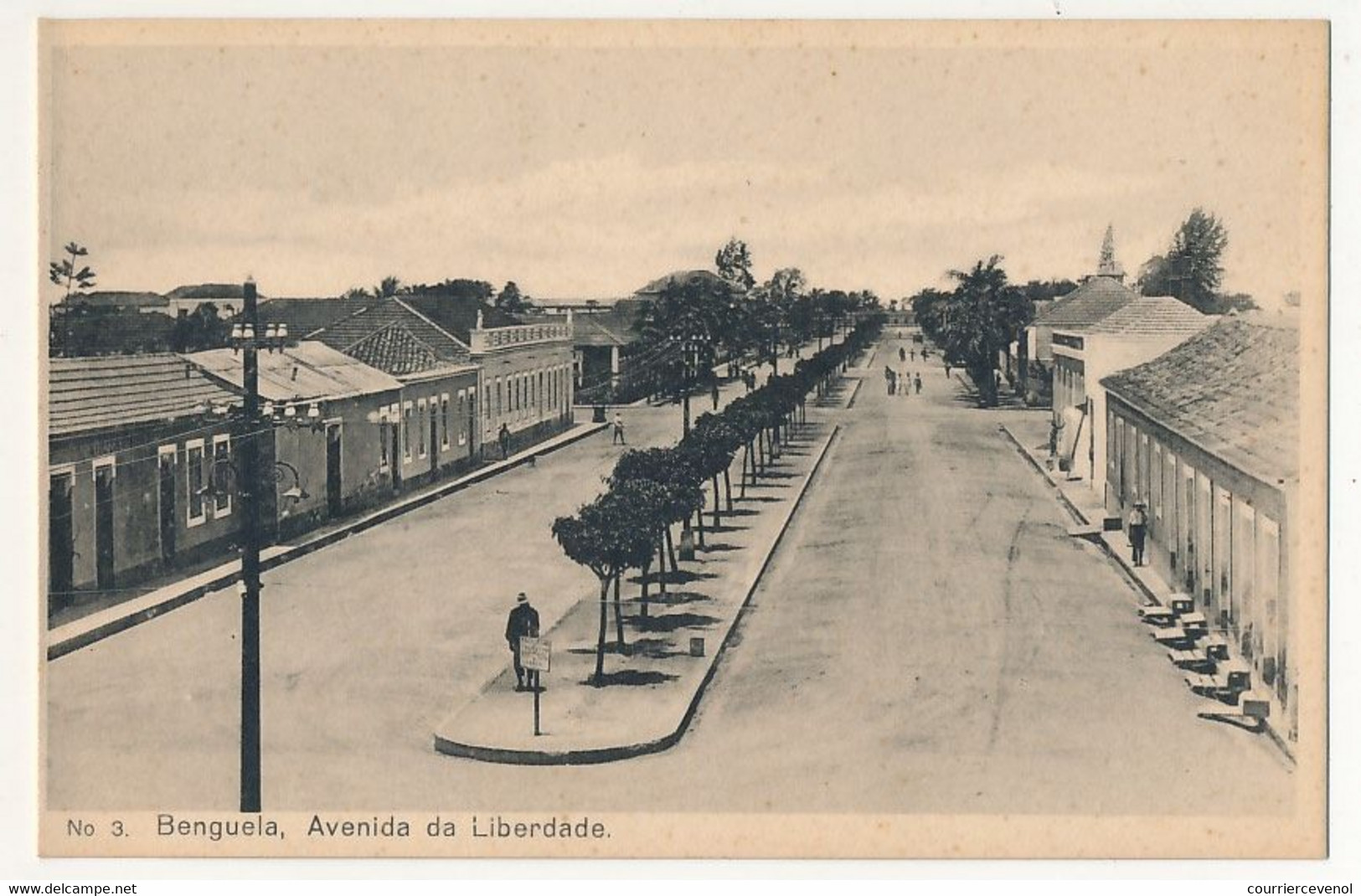 CPA - ANGOLA - Benguela - Avenida Da Liberdàde - Angola