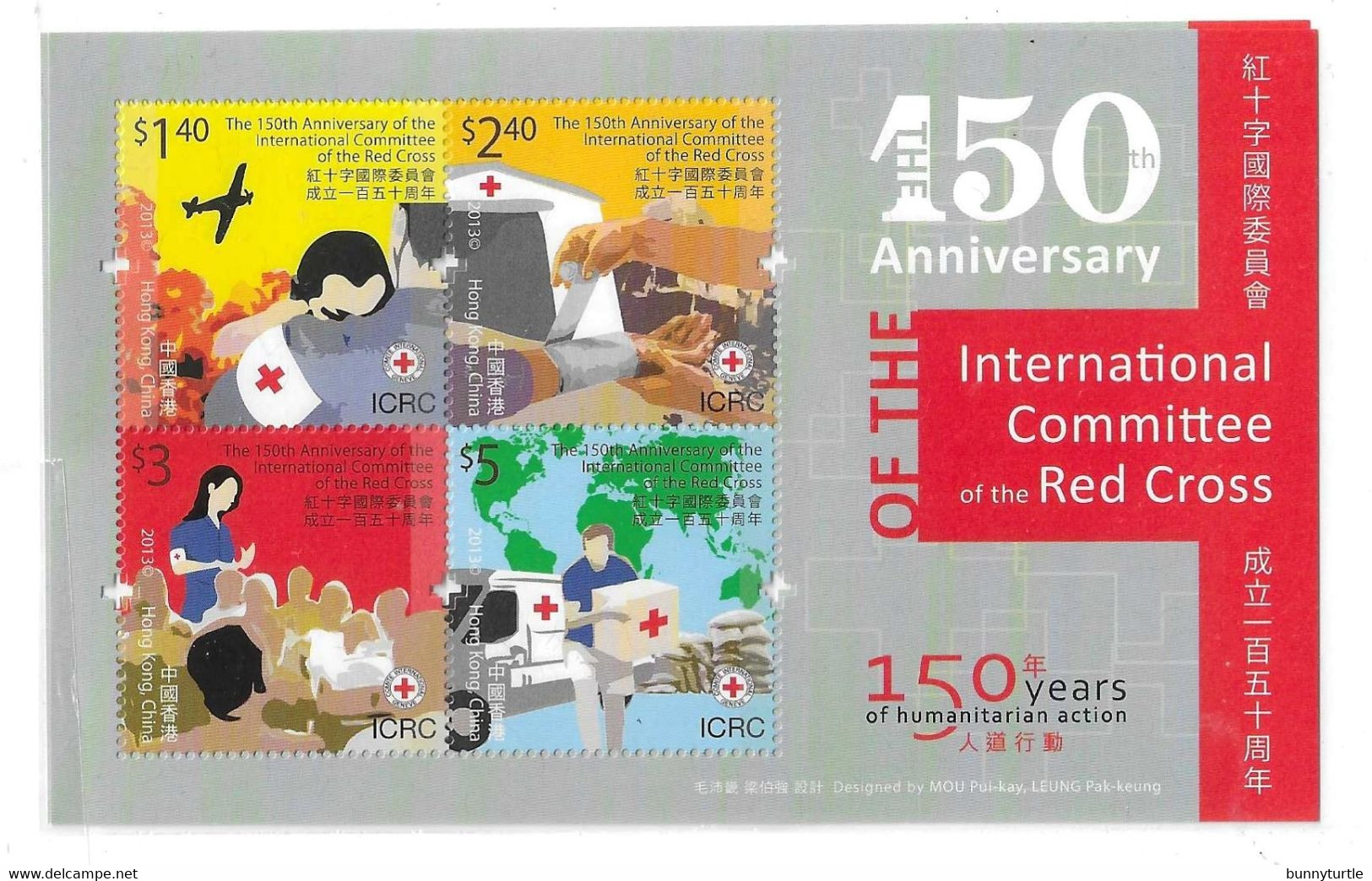 Hong Kong 2013 Red Cross International Committee S/S MNH - Neufs