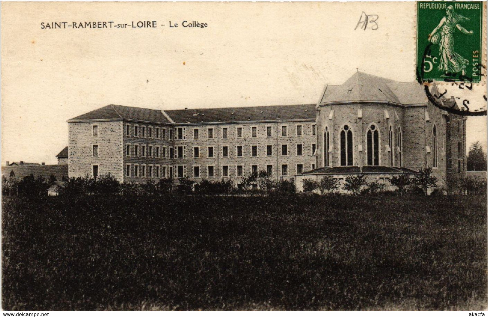 CPA St-RAMBERT-sur-LOIRE - Le College (580867) - Saint Just Saint Rambert