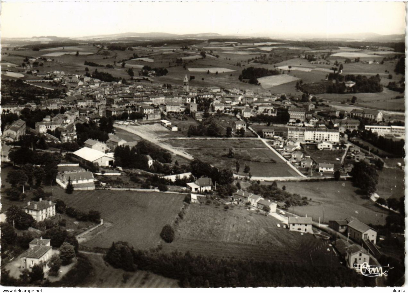 CPA St-DIDIER-en-VELAY Alt 835 M - Vue Générale Aerienne (585926) - Saint Didier En Velay