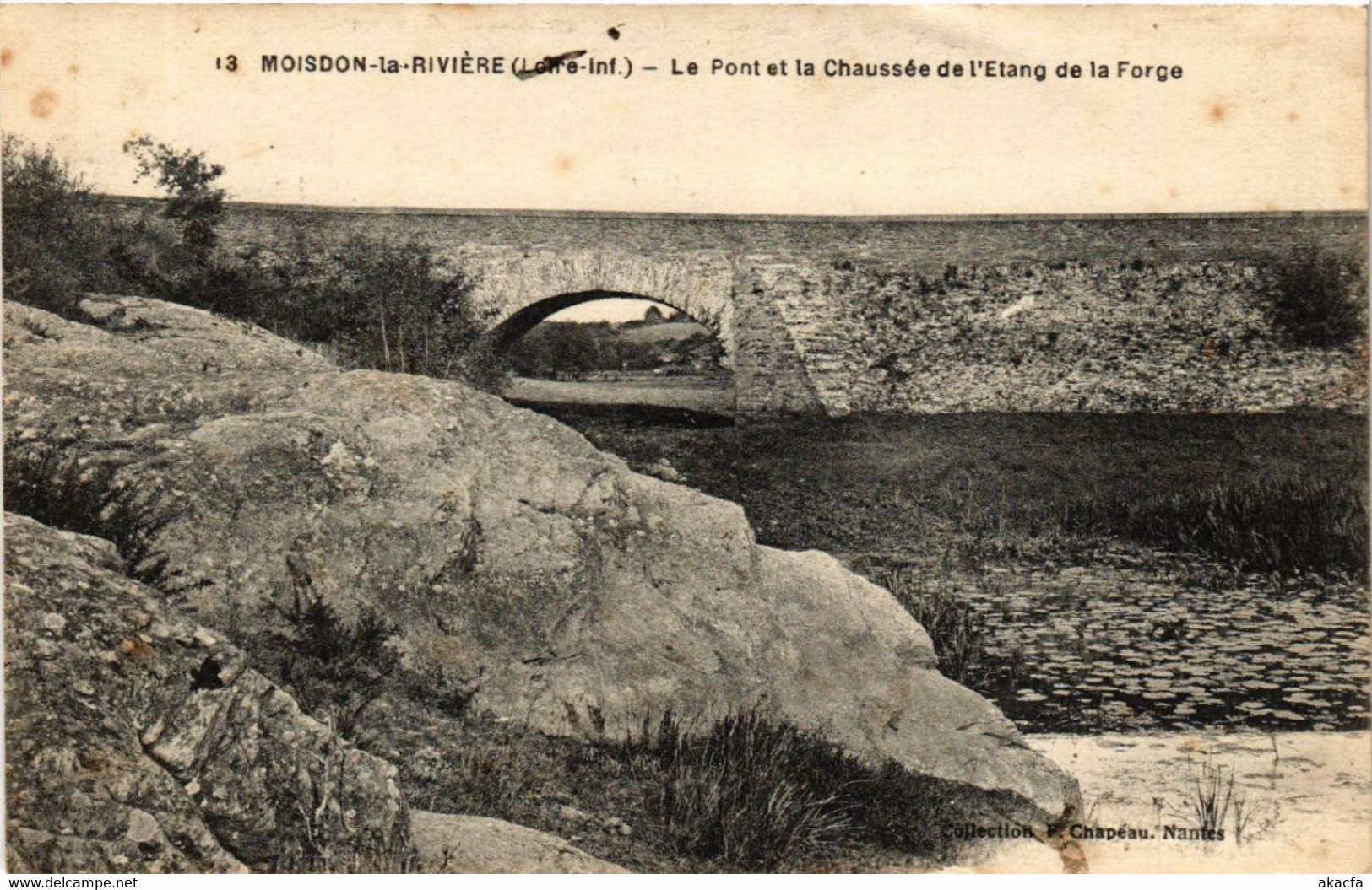 CPA Moisdon-la-Riviere - Le Pont Et La Chaussée De L'Etang (588055) - Moisdon La Riviere