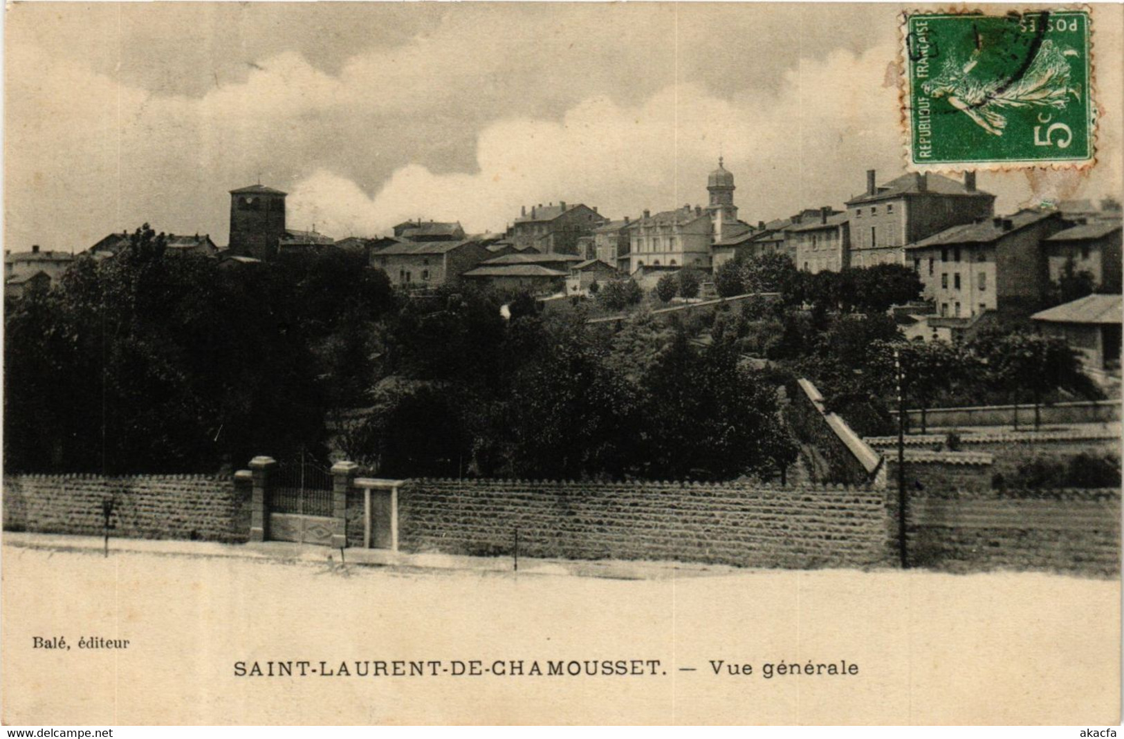 CPA St-LAURENT-de-CHAMOUSSET - Vue Générale (572852) - Saint-Laurent-de-Chamousset