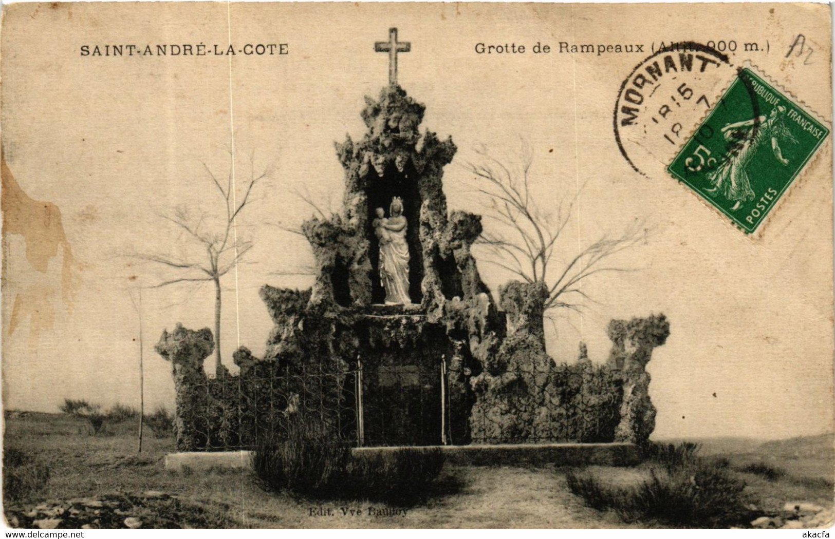 CPA St-ANDRÉ-la-COTE - Grotte De Rampeaux (572747) - Saint-André-la-Côte