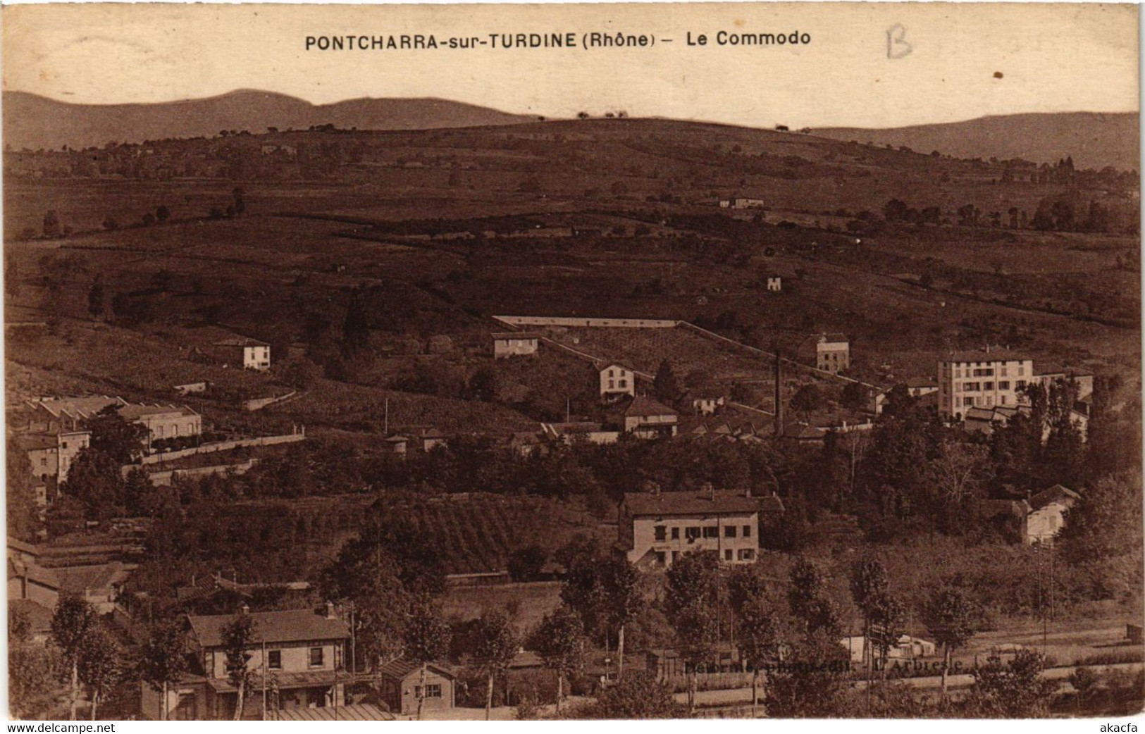 CPA PONTCHARRA-sur-TURDINE - Le Commodo (690274) - Pontcharra-sur-Turdine