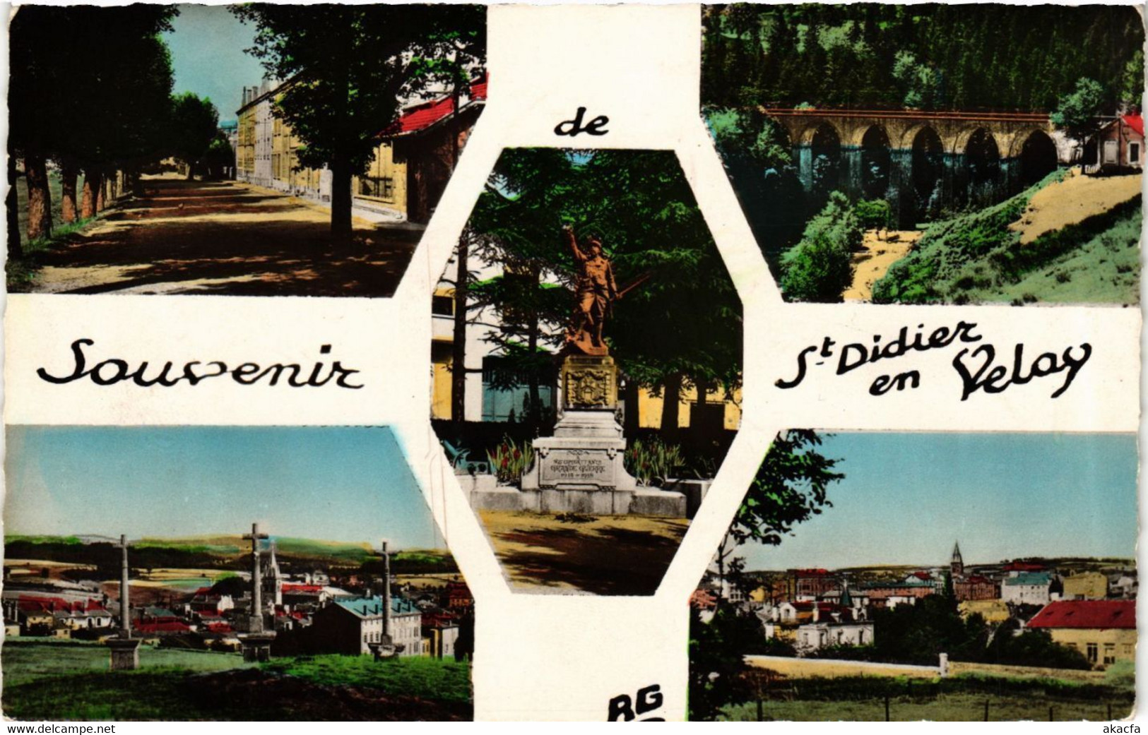 CPA St-DIDIER-en-VELAY - Scenes - Souvenir De St-DIDIER-en-VELAY (690403) - Saint Didier En Velay
