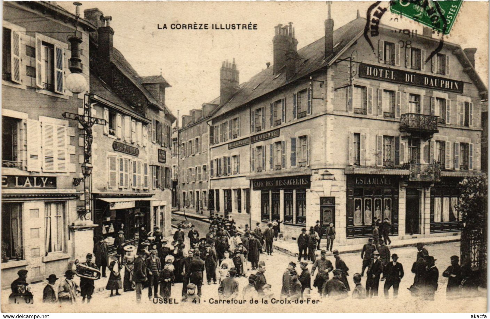 CPA USSEL - Carrefour De La Croix-de-Fer (691939) - Ussel