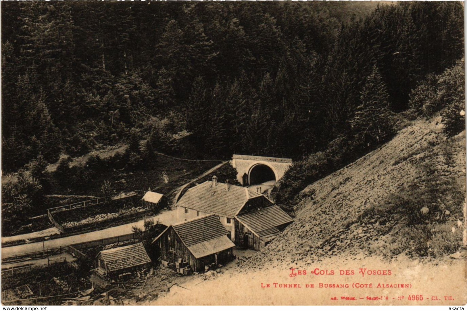 CPA Les Cols Des Vosges - Le Tunnel De Bussanc (Cote Alsacien) (657907) - Col De Bussang