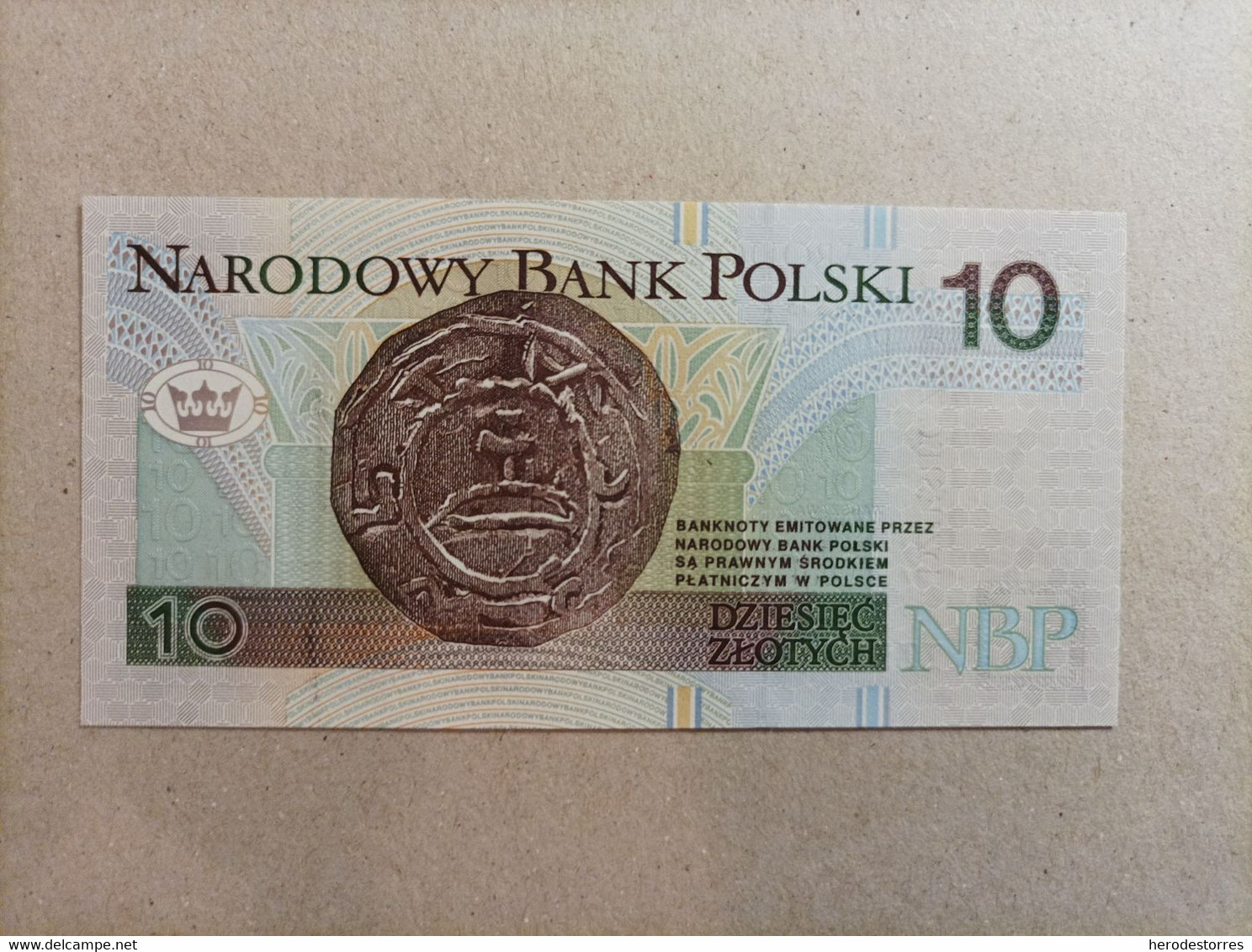 Billete De Polonia De 10 Zlotych, Año 1994, UNC - Pologne