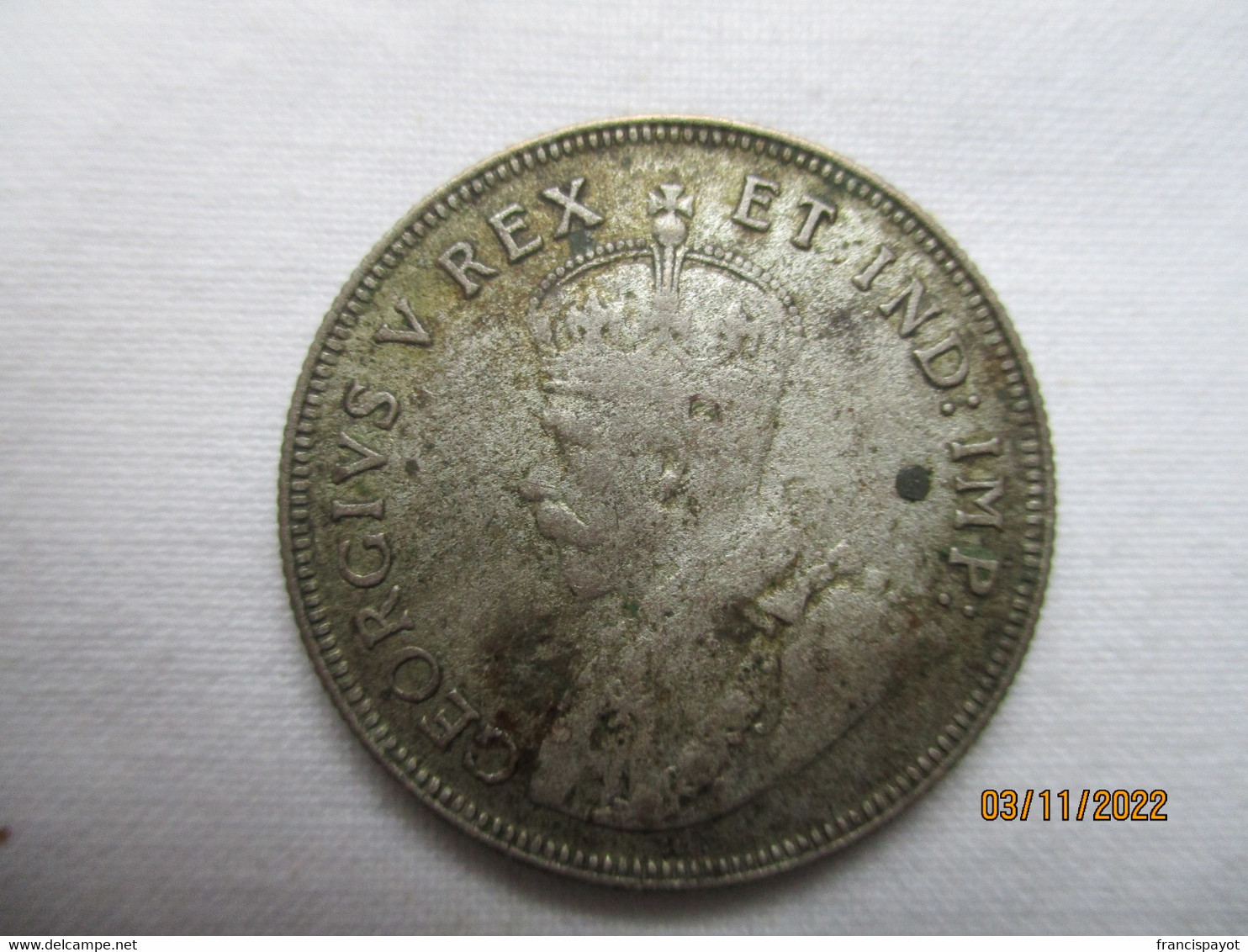 East Africa: 1 Shilling 1922 (silver) - Britse Kolonie