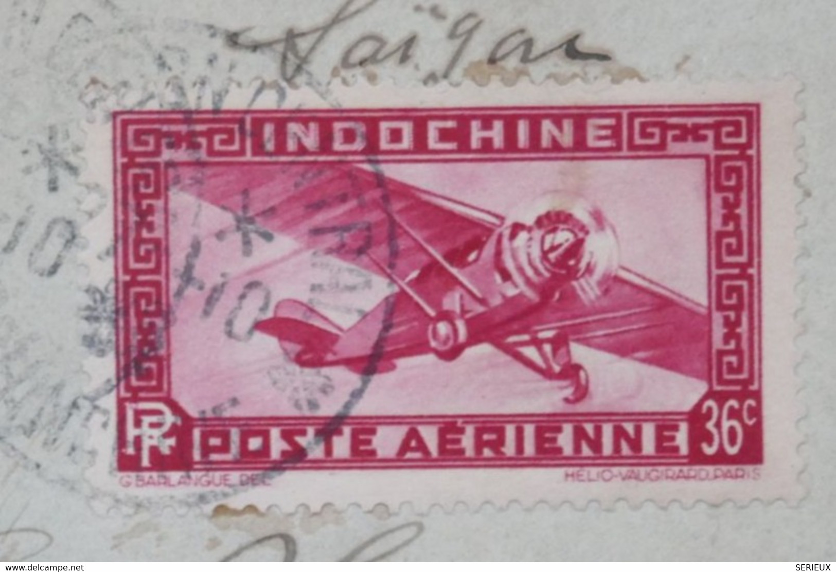 BH15 INDOCHINE   BELLE LETTRE   1933  SAIGON   A  PARIS FRANCE  ++ +POSTE AERIENNE++AFF. INTERESSANT++ - Brieven En Documenten