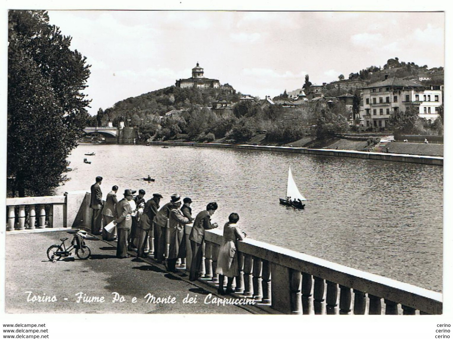 TORINO:  FIUME  PO  E  MONTE  DEI  CAPPUCCINI  -  FOTO  -  FG - Fiume Po