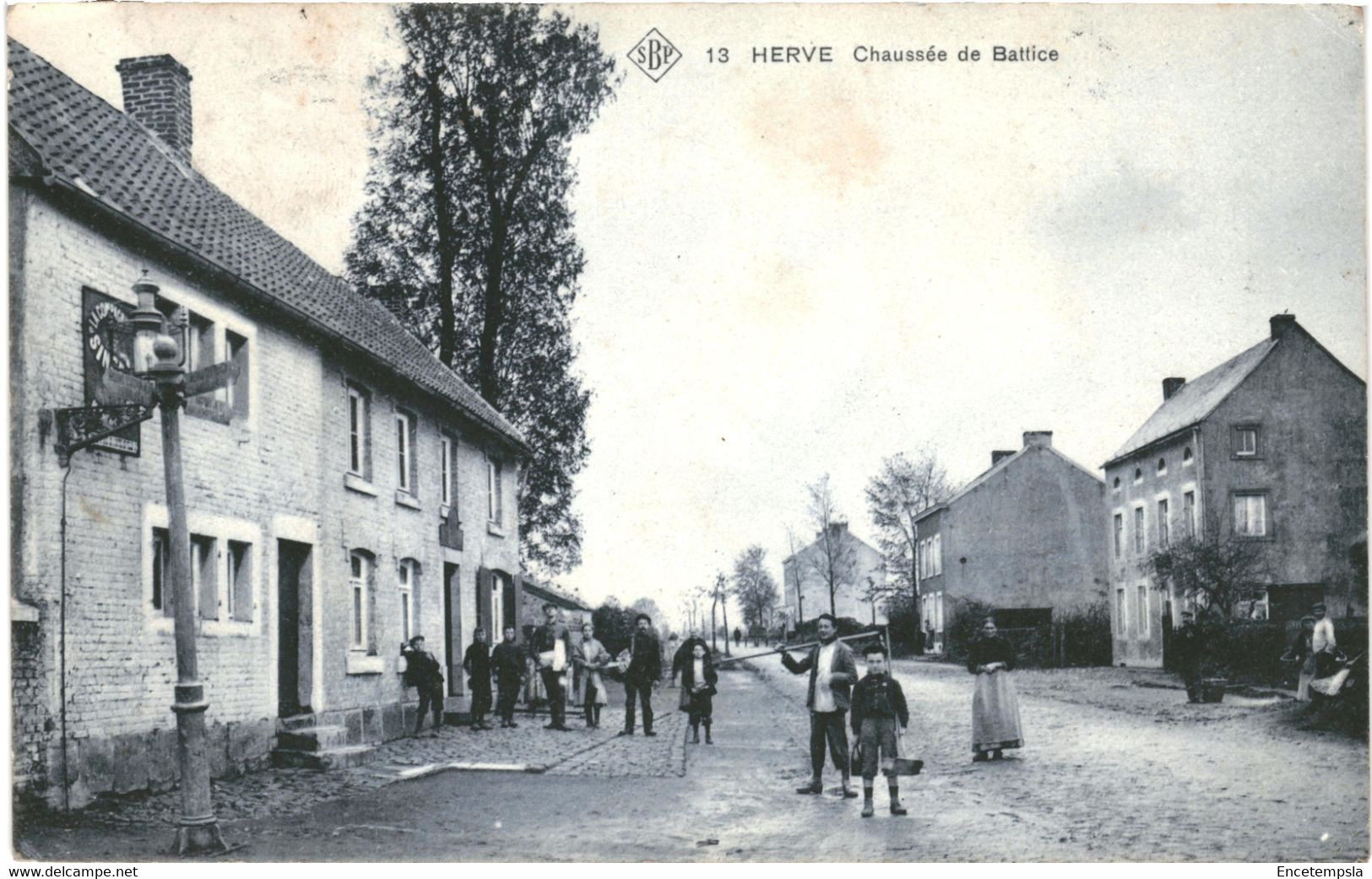 CPA Carte Postale  Belgique Herve Chaussée De Battice  Animée  VM58402ok - Herve