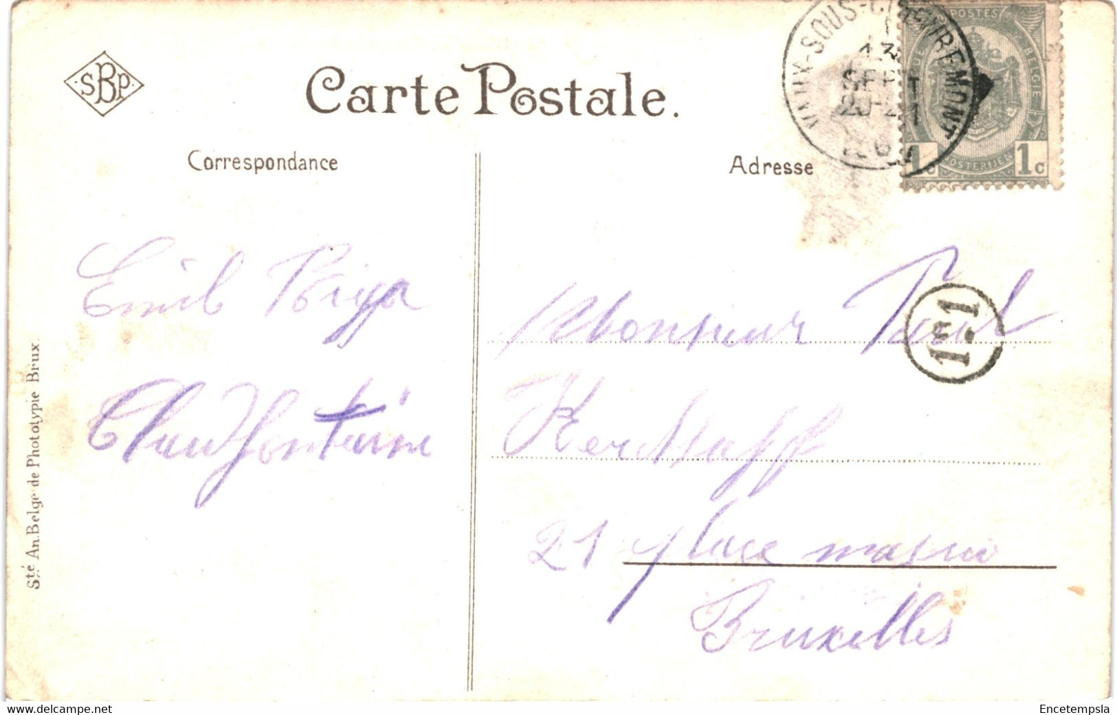 CPA Carte Postale  Belgique Herve Chaussée De Battice  Animée  VM58402ok - Herve