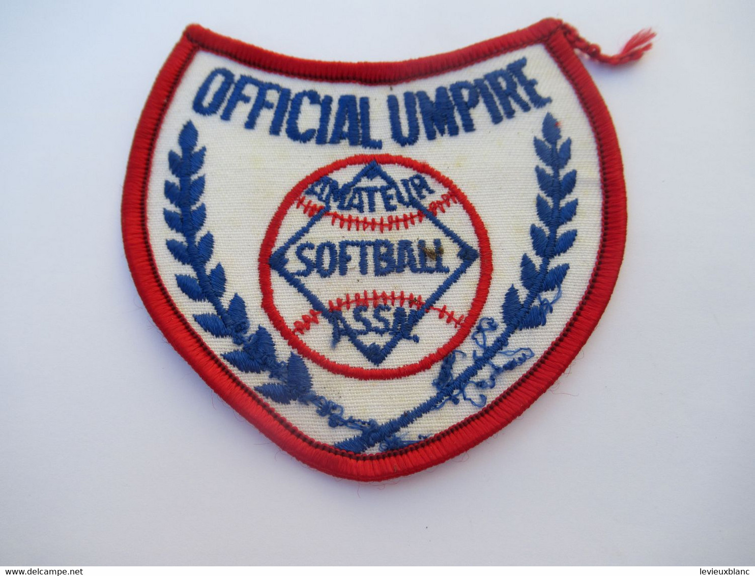 Sport/ SOFTBALL/ Official Umpire/ U.S.A./Amateur/ Vers 1960-1970                          ET354 - Ecussons Tissu