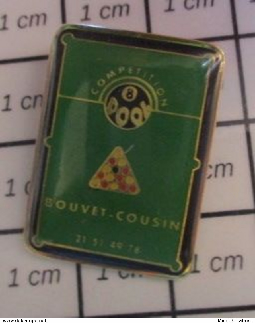 810i Pin's Pins / Beau Et Rare / SPORTS / BILLARD COMPETITION BOUVET COUSIN - Biliardo