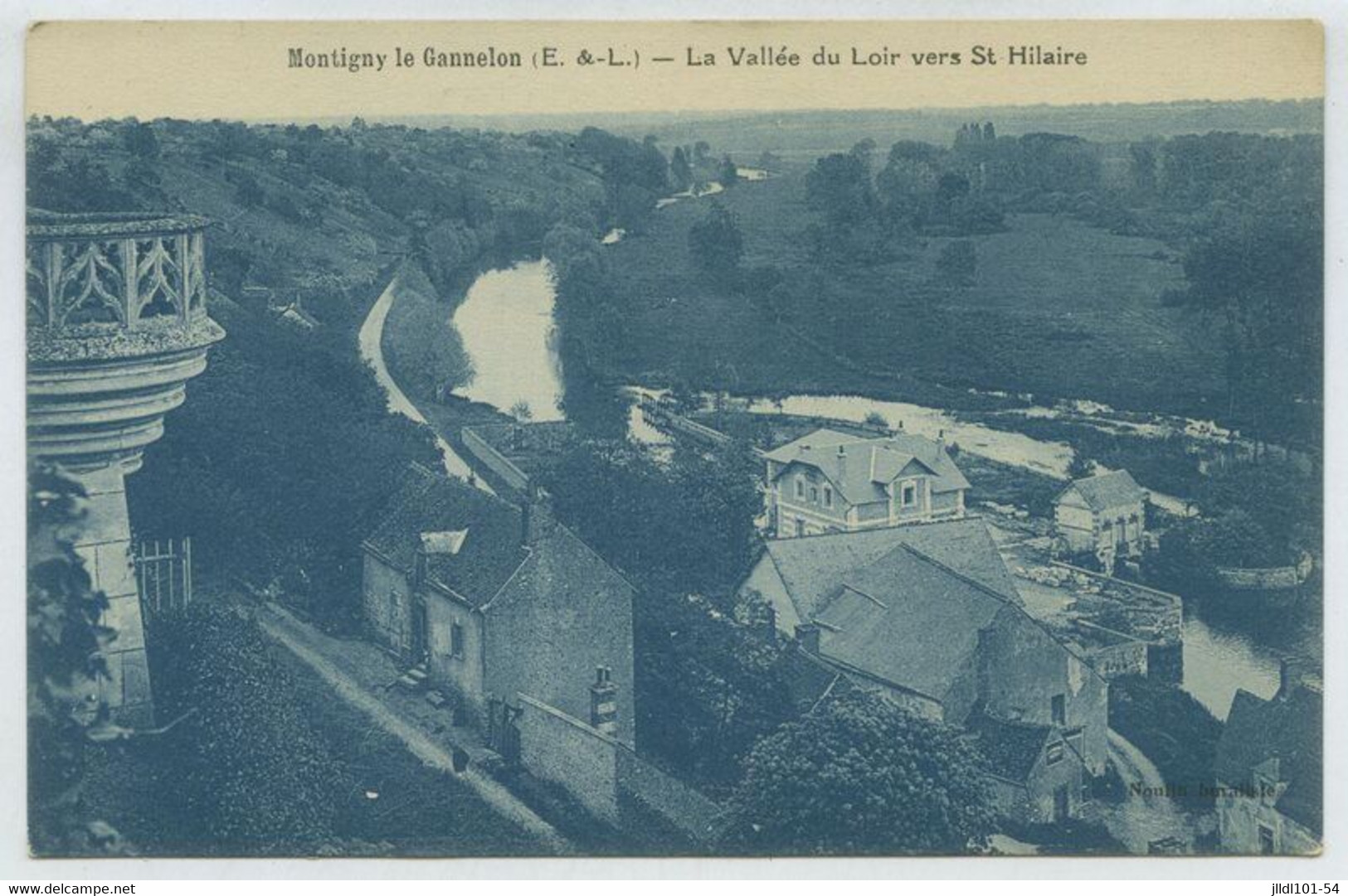 Montigny Le Gannelon, La Vallée Du Loir Vers Saint Hilaire - Montigny-le-Gannelon