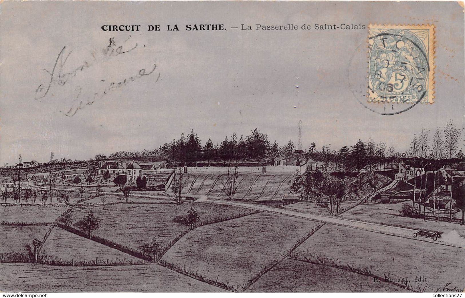 72-SAINT-CALAIS- CIRCUIT DE LA SARTHE- LA PASSERELLE DE SAINT-CALAIS - Saint Calais