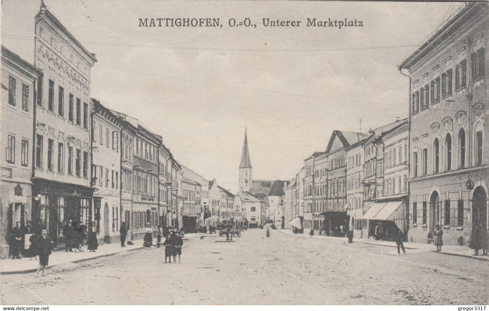 B9591) MATTIGHOFEN - OÖ - Unterer Marktplatz Mit Schönen  Details ALT - Mattighofen