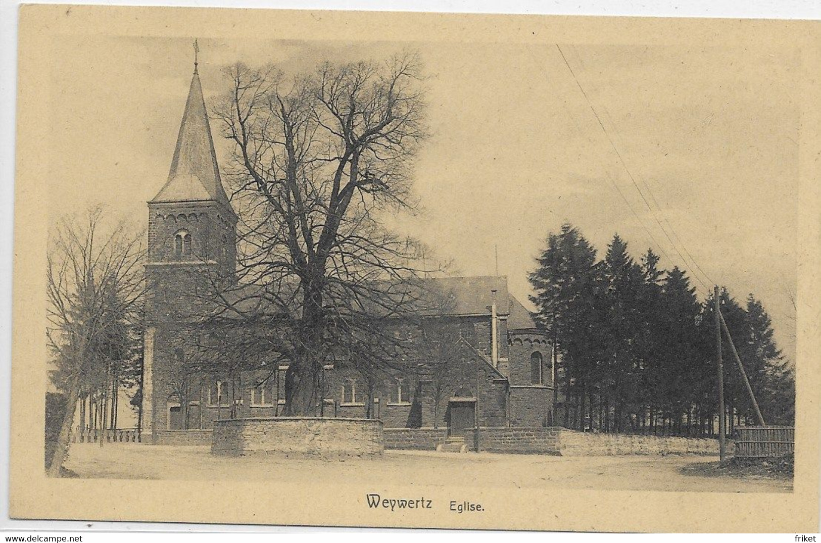 -2663-  WEYWERTZ ,  WEVERCE  ( Butgenbach ) Eglise - Butgenbach - Bütgenbach