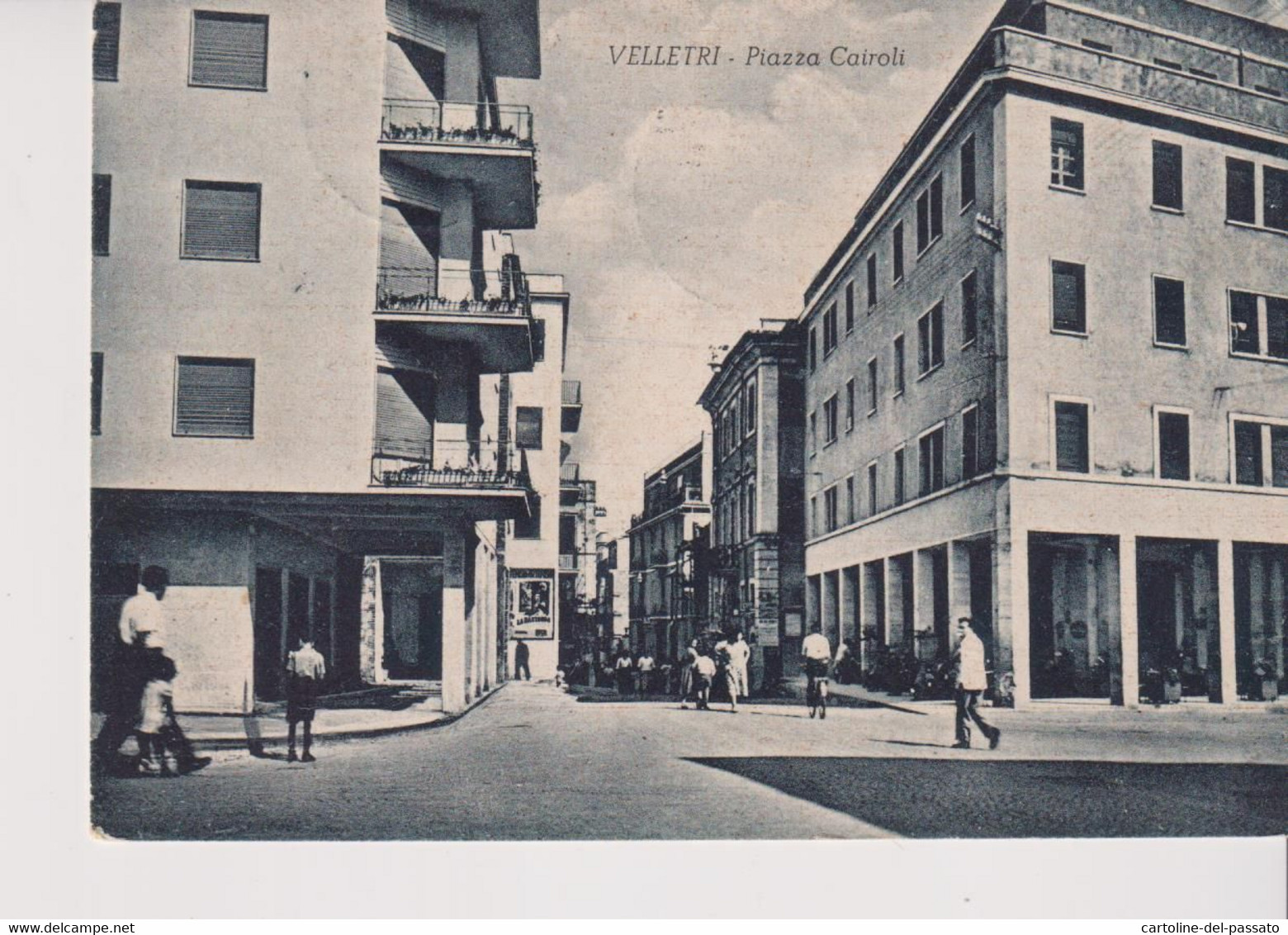 VELLETRI  PIAZZA CAIROLI  VG  1952 - Velletri