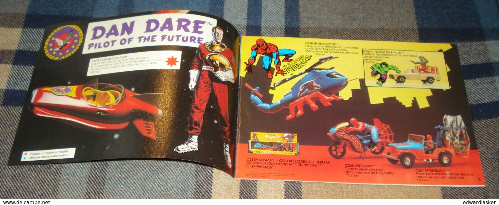 Catalogue CORGI TOYS 1981 - Voitures Miniatures - Dan Dare, Spiderman, Hulk, James Bond Etc - Catálogos