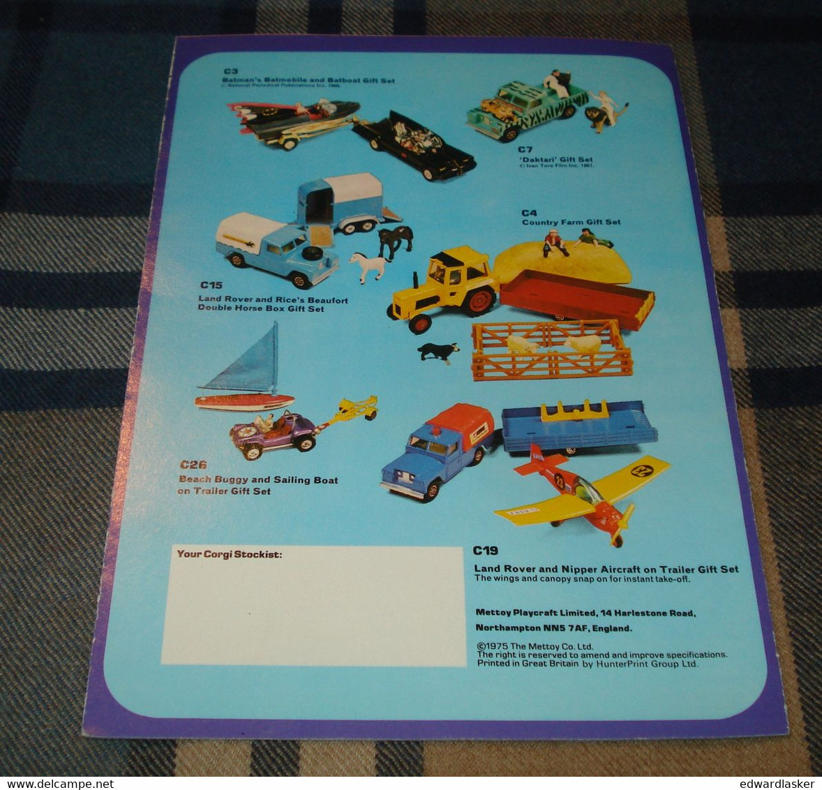 Catalogue CORGI TOYS 1975 - Voitures Miniatures - Oui-Oui (Noddy), Daktari, Batman, Etc - Catalogues