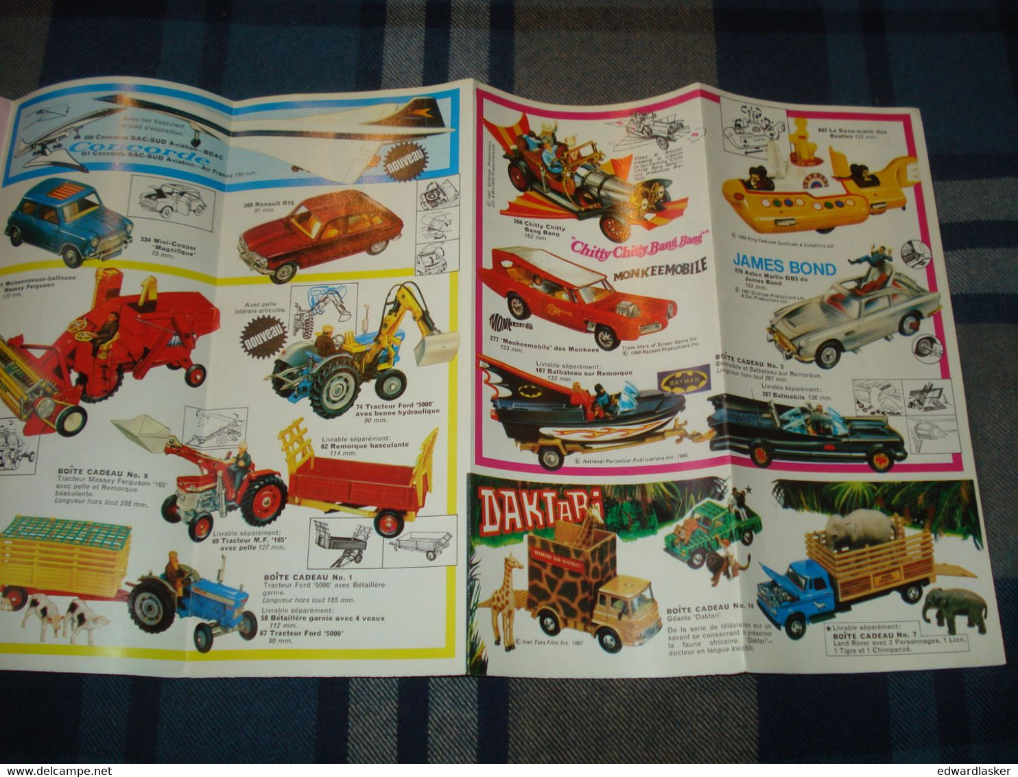 Catalogue CORGI TOYS 1969 - Voitures Miniatures - Batman, James Bond, Daktari, Etc - Catalogues