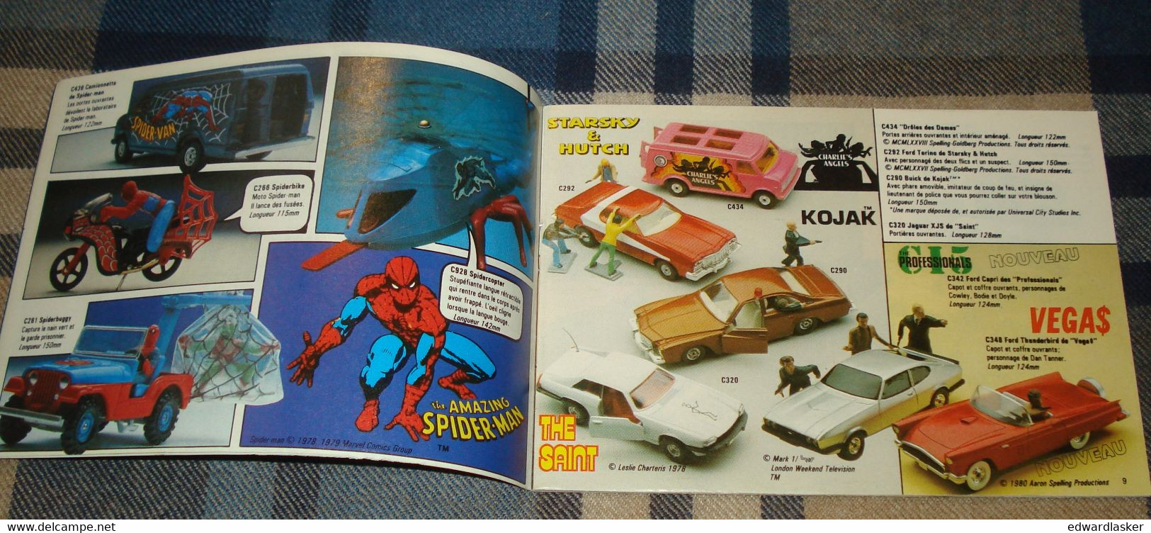 Catalogue CORGI TOYS 1980/81 - Voitures Miniatures - Buck Rogers, James Bond, Spiderman, Superman, Etc - Kataloge & Prospekte