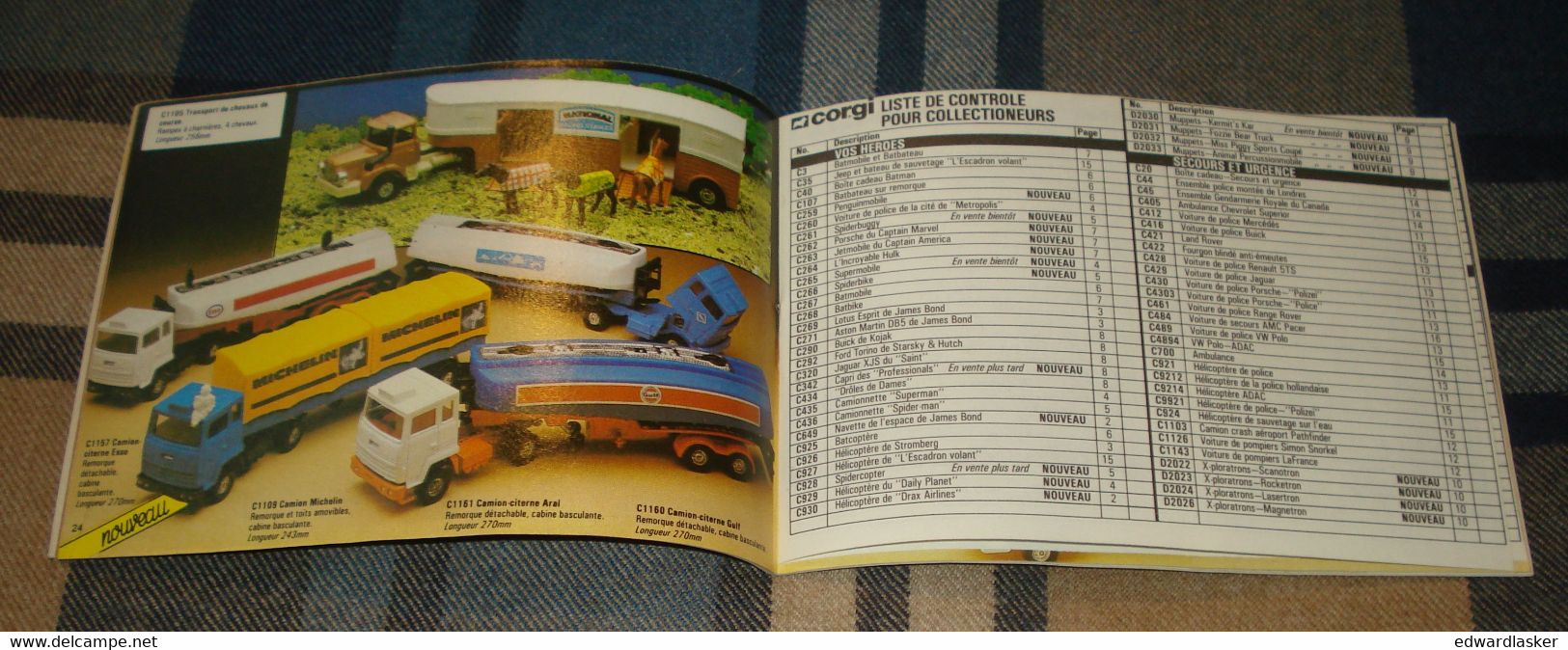 Catalogue CORGI TOYS 1979 - Voitures Miniatures - James Bond, Superman, Spiderman, Batman Etc - Catalogues