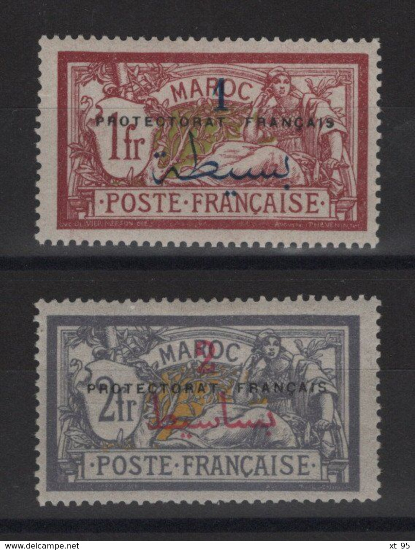 Maroc - N°51+52 - * Neuf Avec Trace De Charniere - Cote 11€ - Neufs