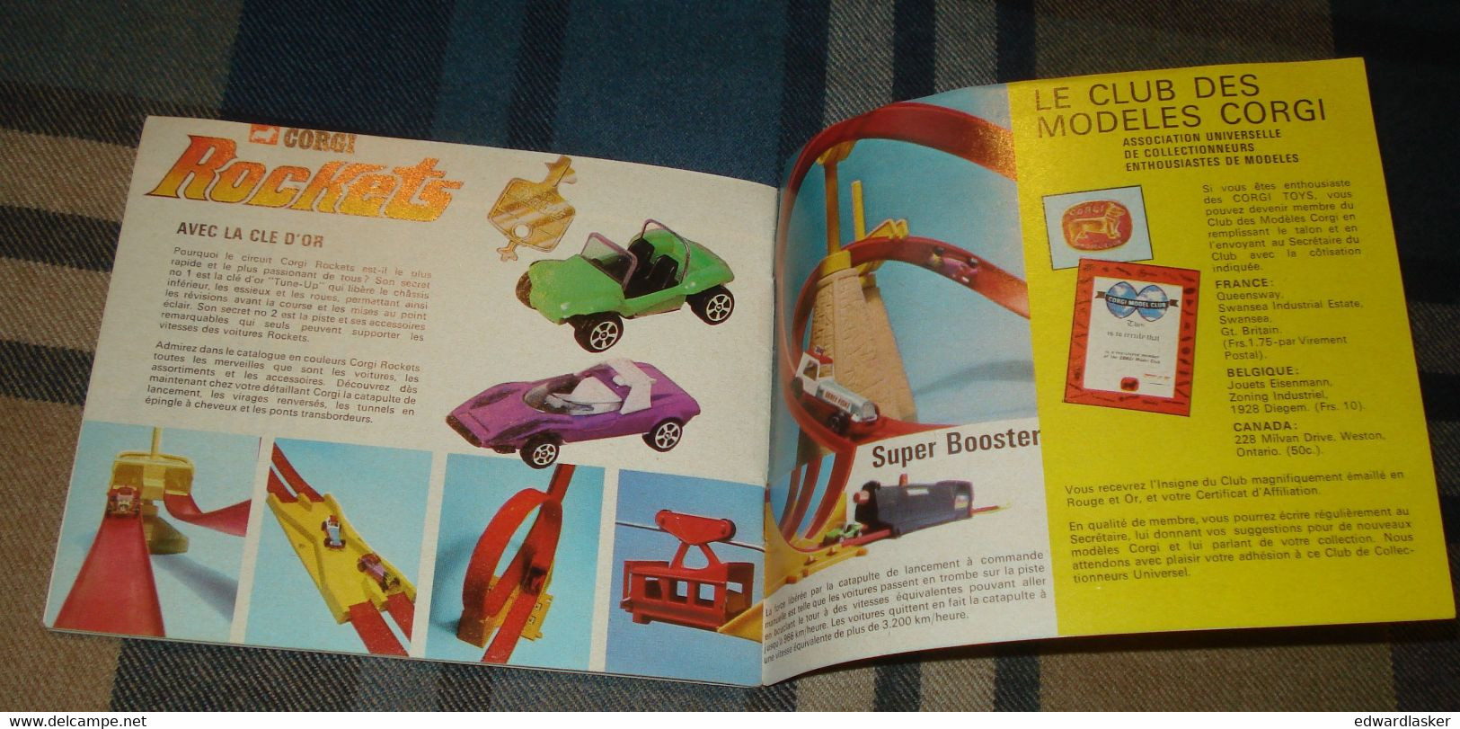 Catalogue CORGI TOYS 1970 - voitures miniatures