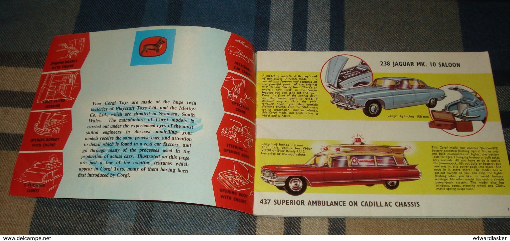 Catalogue CORGI TOYS 1963/64 - Voitures Miniatures - Incomplet - Catálogos