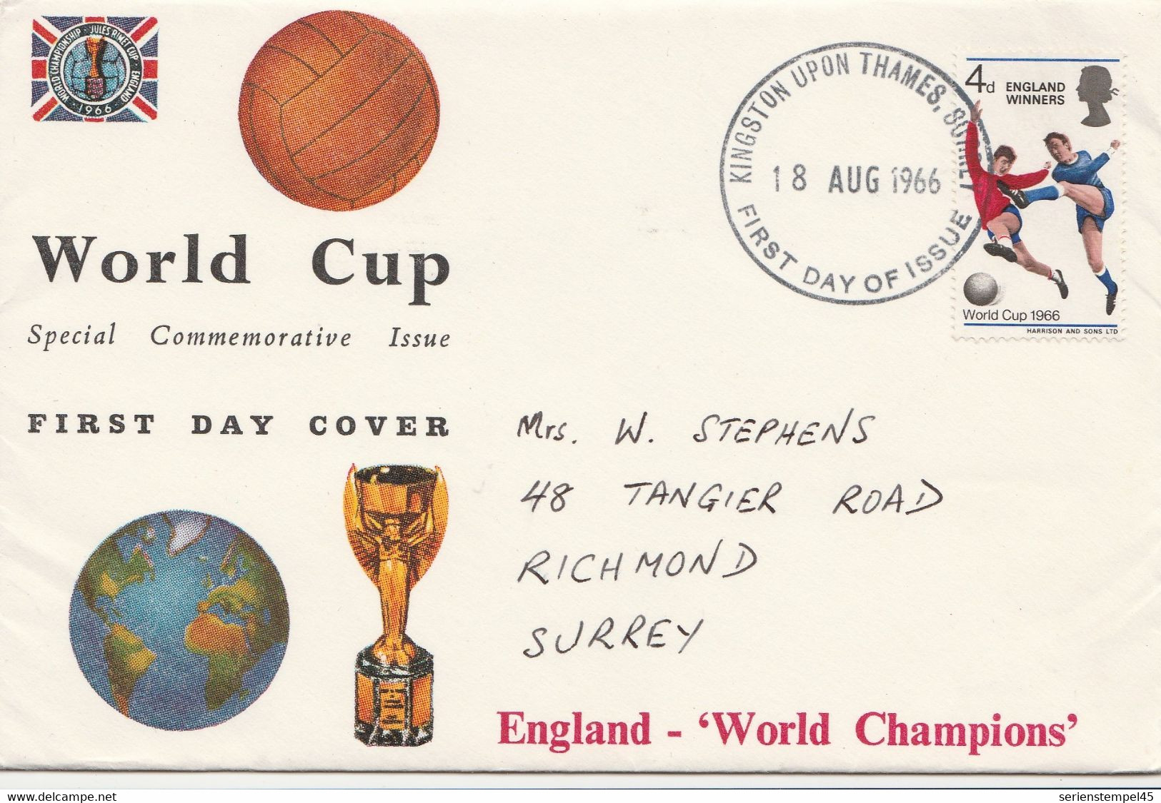 Motiv Fußball World Cup England World Champions 1966 - 1966 – Inglaterra