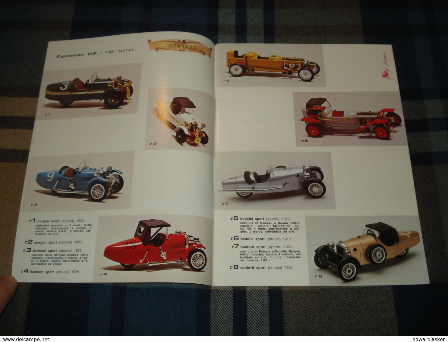 Catalogue BRUMM 1982 - Voitures Miniatures - Catalogues