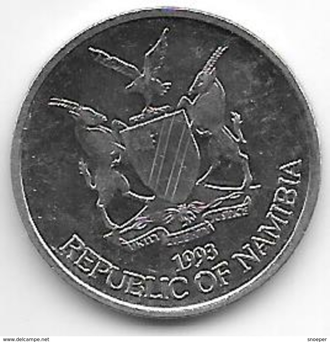 Namibia 10 Cents 1993 Km 2 Unc - Namibia