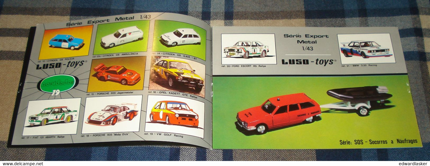 Catalogue LUSO TOYS 1979 - Voitures Miniatures - Catalogues & Prospectus