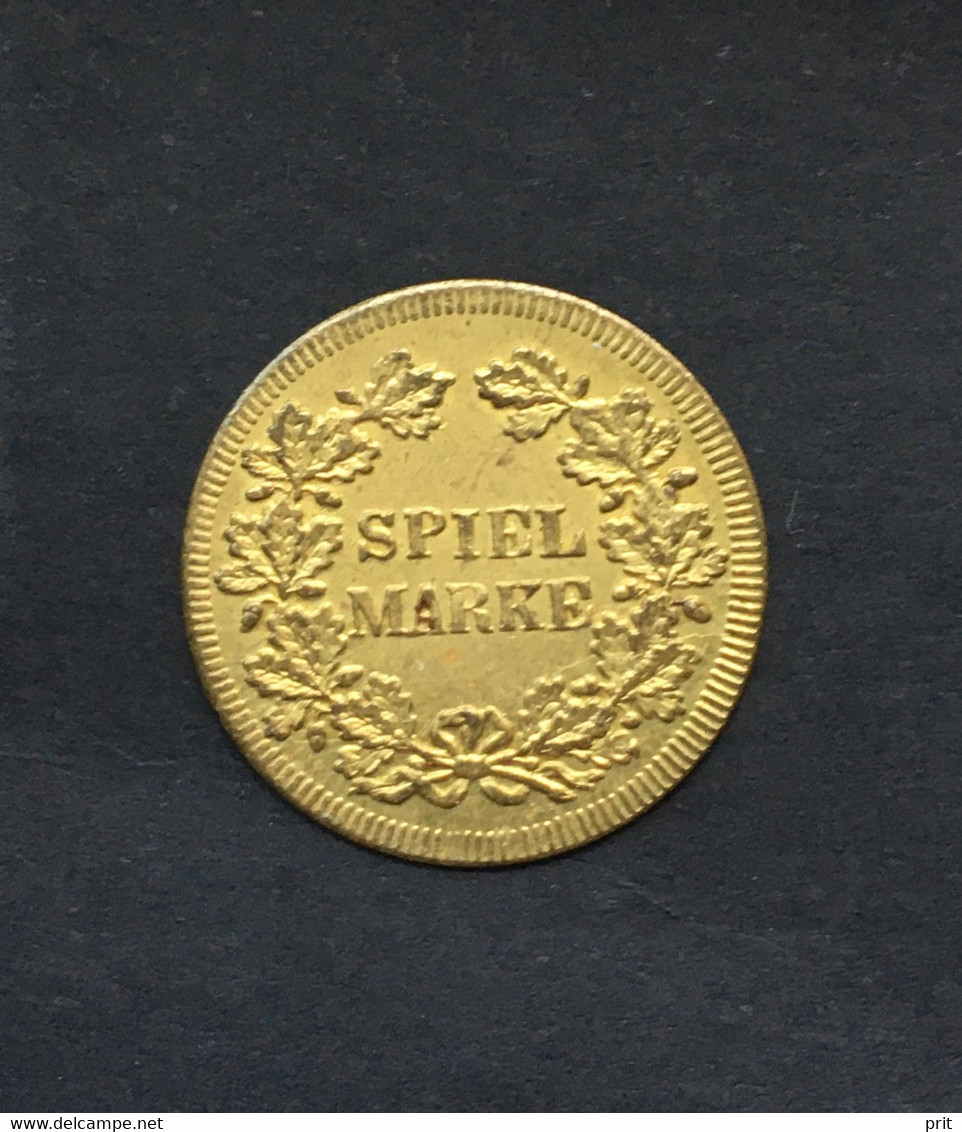 Germany 19century Casino Token Jeton Play Money - FORTUNA, SPIEL MARKE - Casino