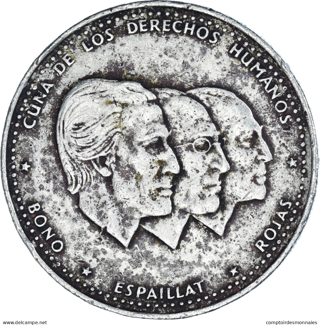 Monnaie, République Dominicaine, 1/2 Peso, 1986 - Dominikanische Rep.