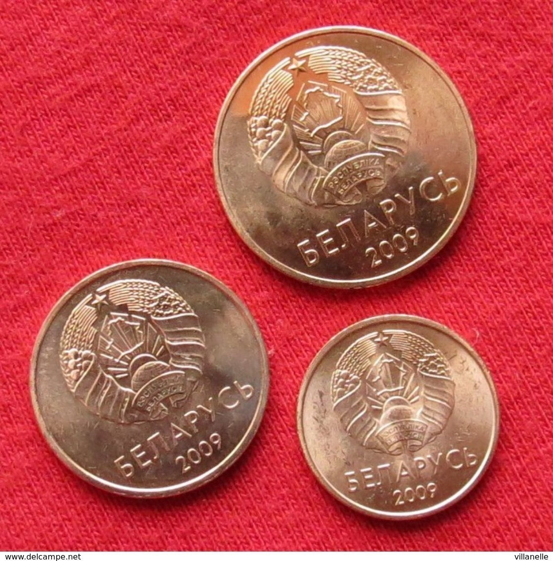 Belarus Set  1 + 2 + 5 Kopek 2009 / 2016 Kop.  Bielorússia Bielorrusia Biélorussie UNCºº - Bielorussia