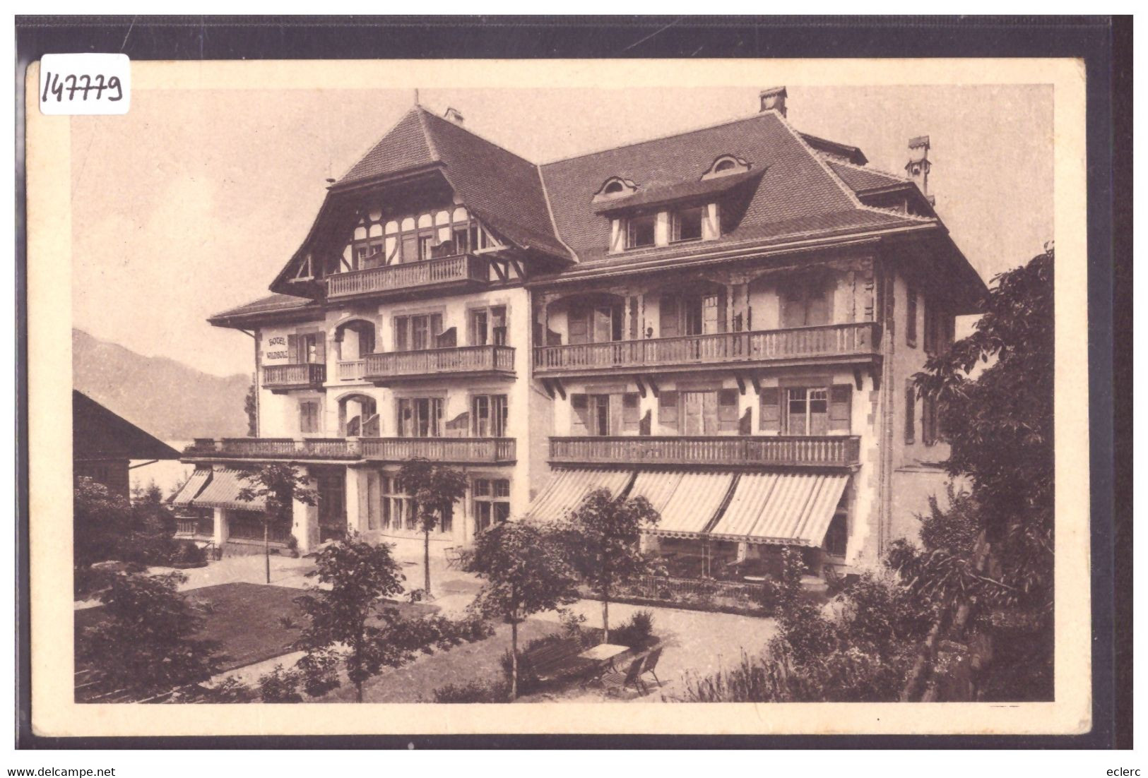 HILTERFINGEN - HOTEL WILDBOLZ - TB - Hilterfingen