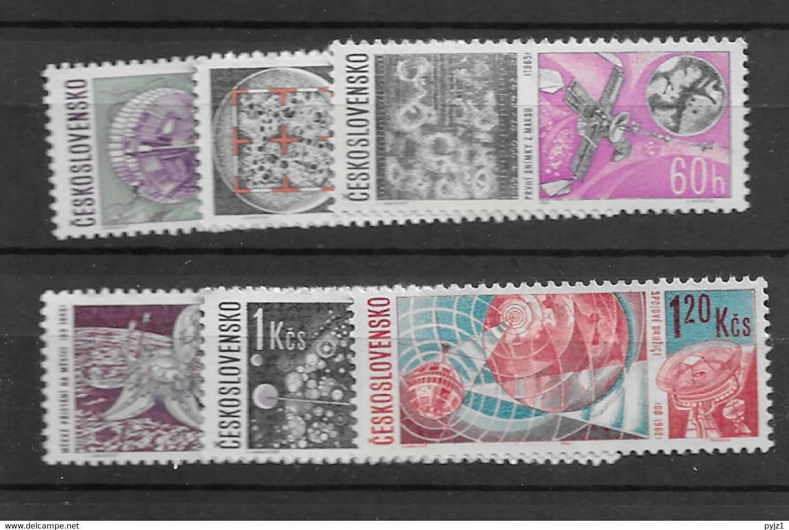 1966 MNH  Tschechoslowakei, Mi 1651-56 Postfris** - Neufs